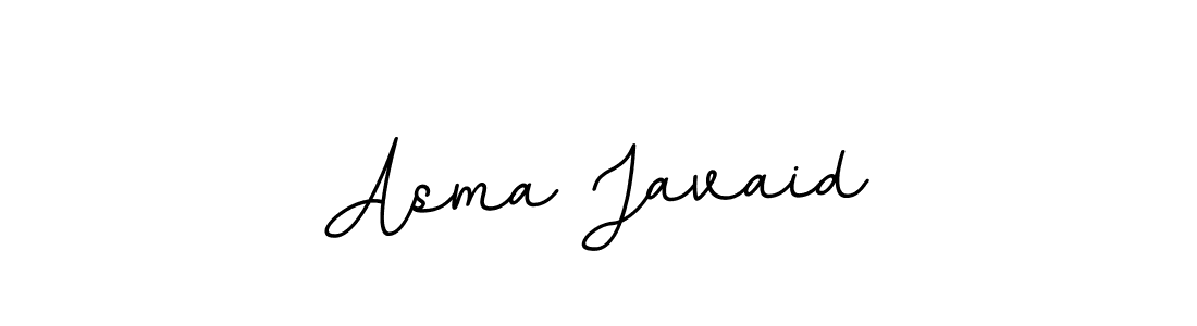 This is the best signature style for the Asma Javaid name. Also you like these signature font (BallpointsItalic-DORy9). Mix name signature. Asma Javaid signature style 11 images and pictures png