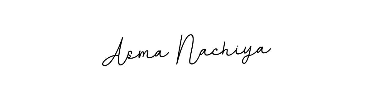 The best way (BallpointsItalic-DORy9) to make a short signature is to pick only two or three words in your name. The name Asma Nachiya include a total of six letters. For converting this name. Asma Nachiya signature style 11 images and pictures png