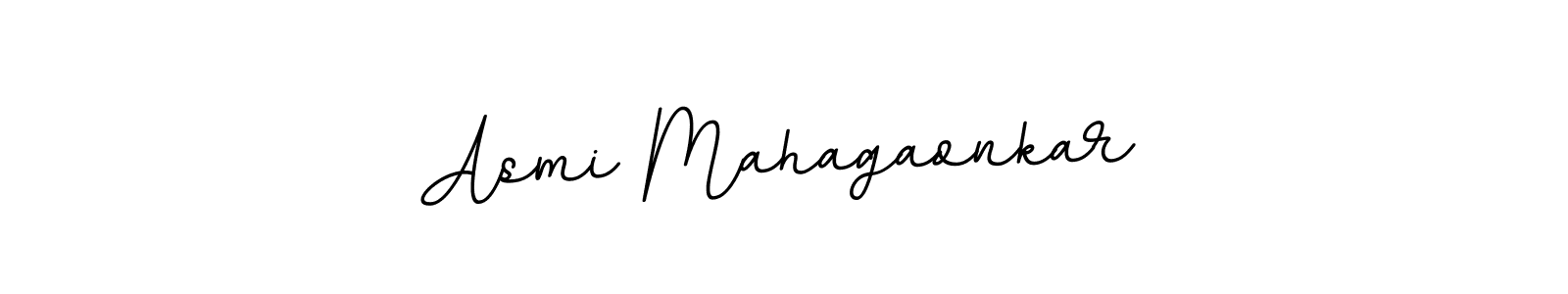 if you are searching for the best signature style for your name Asmi Mahagaonkar. so please give up your signature search. here we have designed multiple signature styles  using BallpointsItalic-DORy9. Asmi Mahagaonkar signature style 11 images and pictures png