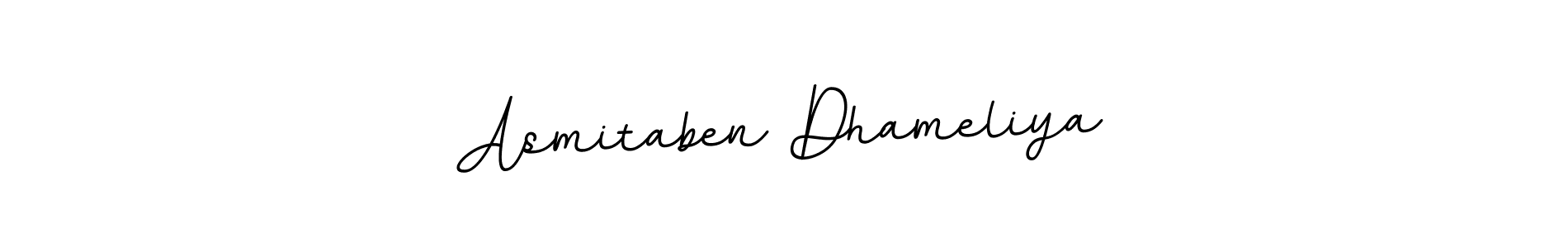 Asmitaben Dhameliya stylish signature style. Best Handwritten Sign (BallpointsItalic-DORy9) for my name. Handwritten Signature Collection Ideas for my name Asmitaben Dhameliya. Asmitaben Dhameliya signature style 11 images and pictures png