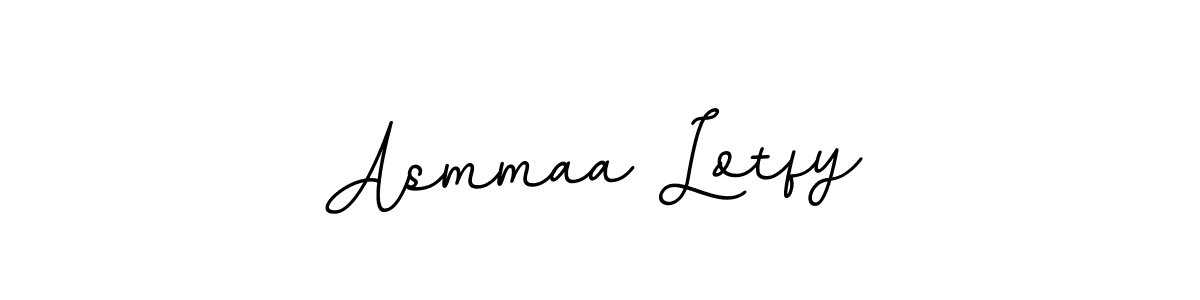 Design your own signature with our free online signature maker. With this signature software, you can create a handwritten (BallpointsItalic-DORy9) signature for name Asmmaa Lotfy. Asmmaa Lotfy signature style 11 images and pictures png