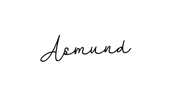 How to make Asmund name signature. Use BallpointsItalic-DORy9 style for creating short signs online. This is the latest handwritten sign. Asmund signature style 11 images and pictures png