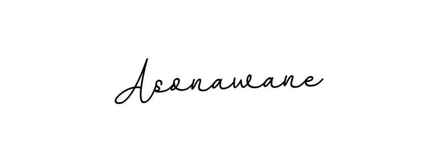 How to make Asonawane name signature. Use BallpointsItalic-DORy9 style for creating short signs online. This is the latest handwritten sign. Asonawane signature style 11 images and pictures png