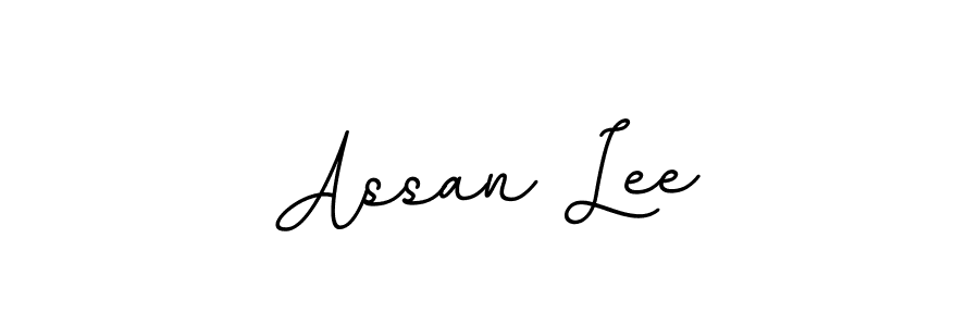 It looks lik you need a new signature style for name Assan Lee. Design unique handwritten (BallpointsItalic-DORy9) signature with our free signature maker in just a few clicks. Assan Lee signature style 11 images and pictures png