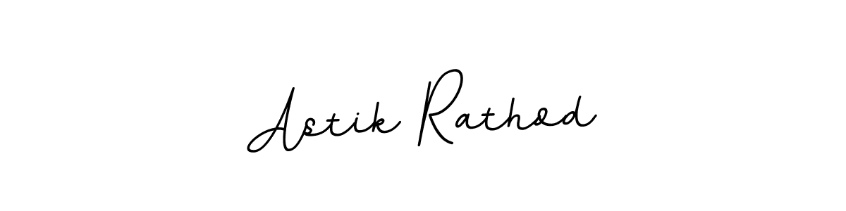 Use a signature maker to create a handwritten signature online. With this signature software, you can design (BallpointsItalic-DORy9) your own signature for name Astik Rathod. Astik Rathod signature style 11 images and pictures png