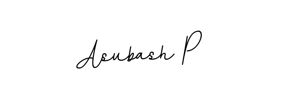 It looks lik you need a new signature style for name Asubash P. Design unique handwritten (BallpointsItalic-DORy9) signature with our free signature maker in just a few clicks. Asubash P signature style 11 images and pictures png