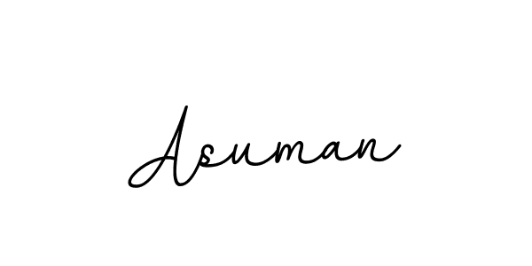 Make a beautiful signature design for name Asuman. With this signature (BallpointsItalic-DORy9) style, you can create a handwritten signature for free. Asuman signature style 11 images and pictures png