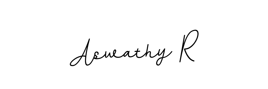 if you are searching for the best signature style for your name Aswathy R. so please give up your signature search. here we have designed multiple signature styles  using BallpointsItalic-DORy9. Aswathy R signature style 11 images and pictures png
