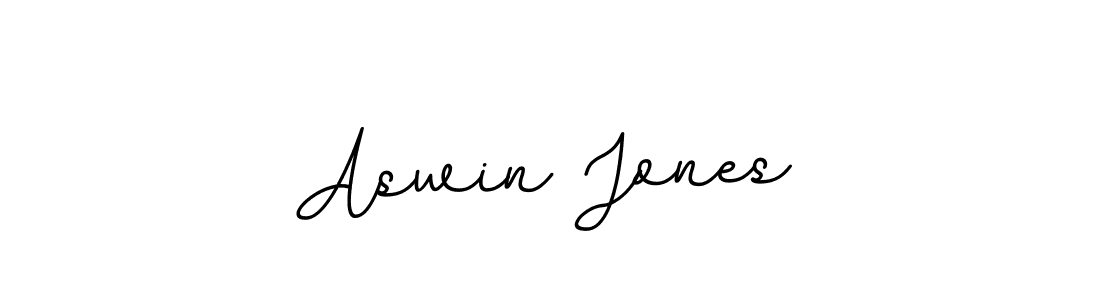 How to make Aswin Jones signature? BallpointsItalic-DORy9 is a professional autograph style. Create handwritten signature for Aswin Jones name. Aswin Jones signature style 11 images and pictures png