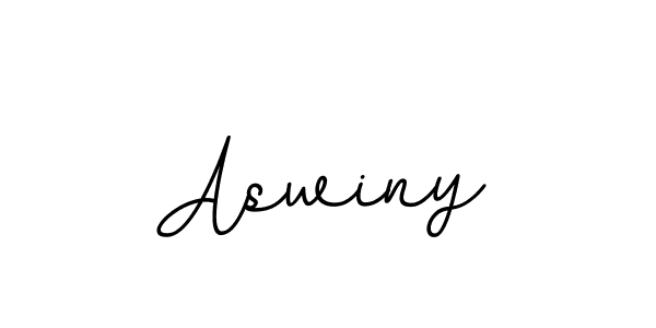 Use a signature maker to create a handwritten signature online. With this signature software, you can design (BallpointsItalic-DORy9) your own signature for name Aswiny. Aswiny signature style 11 images and pictures png