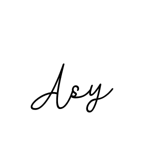 Use a signature maker to create a handwritten signature online. With this signature software, you can design (BallpointsItalic-DORy9) your own signature for name Asy. Asy signature style 11 images and pictures png