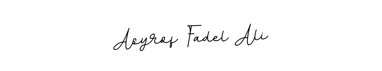 Make a beautiful signature design for name Asyrof Fadel Ali. With this signature (BallpointsItalic-DORy9) style, you can create a handwritten signature for free. Asyrof Fadel Ali signature style 11 images and pictures png