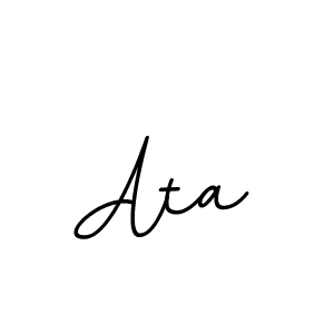 Ata stylish signature style. Best Handwritten Sign (BallpointsItalic-DORy9) for my name. Handwritten Signature Collection Ideas for my name Ata. Ata signature style 11 images and pictures png