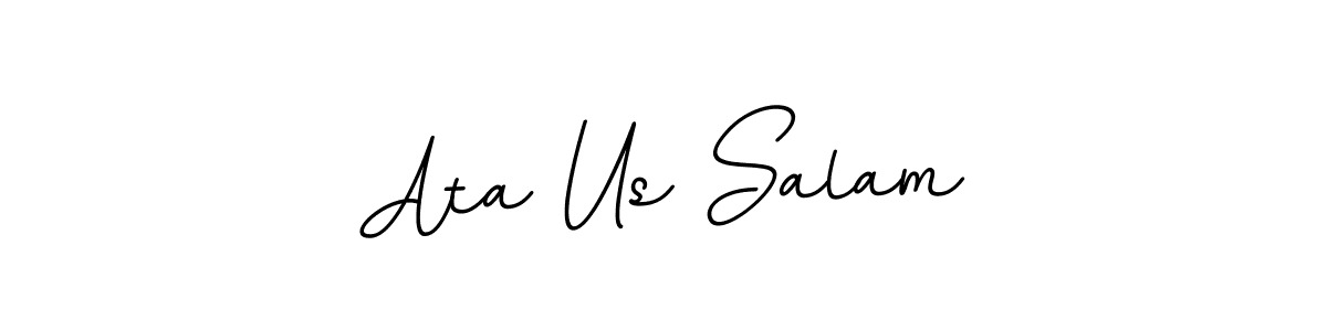 if you are searching for the best signature style for your name Ata Us Salam. so please give up your signature search. here we have designed multiple signature styles  using BallpointsItalic-DORy9. Ata Us Salam signature style 11 images and pictures png