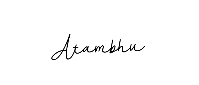 Atambhu stylish signature style. Best Handwritten Sign (BallpointsItalic-DORy9) for my name. Handwritten Signature Collection Ideas for my name Atambhu. Atambhu signature style 11 images and pictures png