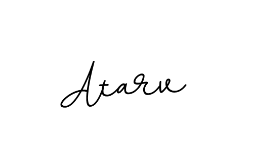 Make a beautiful signature design for name Atarv. With this signature (BallpointsItalic-DORy9) style, you can create a handwritten signature for free. Atarv signature style 11 images and pictures png