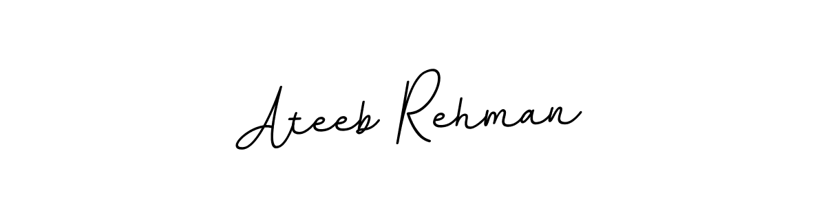 Make a beautiful signature design for name Ateeb Rehman. With this signature (BallpointsItalic-DORy9) style, you can create a handwritten signature for free. Ateeb Rehman signature style 11 images and pictures png