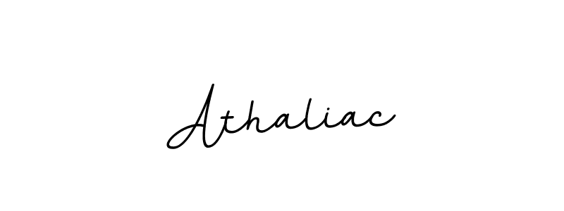 You should practise on your own different ways (BallpointsItalic-DORy9) to write your name (Athaliac) in signature. don't let someone else do it for you. Athaliac signature style 11 images and pictures png