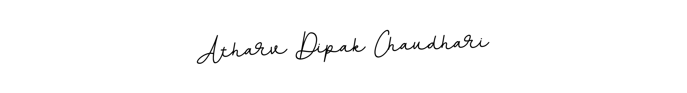 BallpointsItalic-DORy9 is a professional signature style that is perfect for those who want to add a touch of class to their signature. It is also a great choice for those who want to make their signature more unique. Get Atharv Dipak Chaudhari name to fancy signature for free. Atharv Dipak Chaudhari signature style 11 images and pictures png