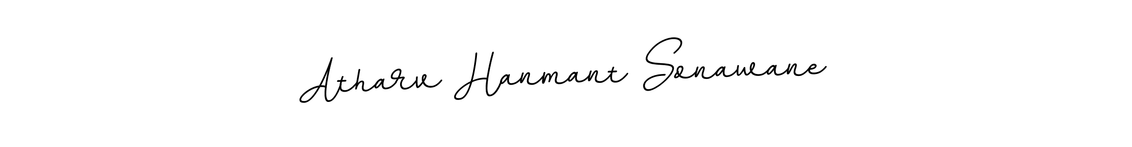 Use a signature maker to create a handwritten signature online. With this signature software, you can design (BallpointsItalic-DORy9) your own signature for name Atharv Hanmant Sonawane. Atharv Hanmant Sonawane signature style 11 images and pictures png