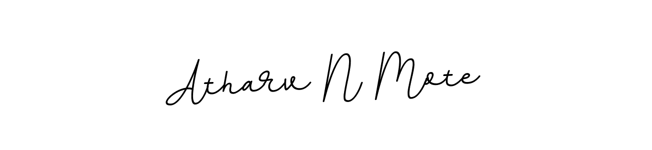 Also we have Atharv N Mote name is the best signature style. Create professional handwritten signature collection using BallpointsItalic-DORy9 autograph style. Atharv N Mote signature style 11 images and pictures png