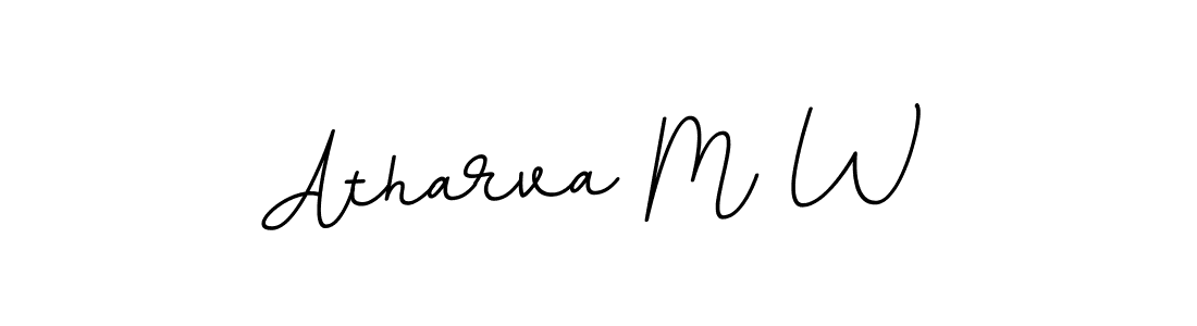 Make a beautiful signature design for name Atharva M W. Use this online signature maker to create a handwritten signature for free. Atharva M W signature style 11 images and pictures png