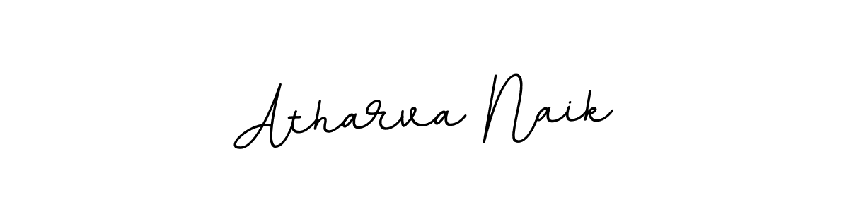 Make a beautiful signature design for name Atharva Naik. With this signature (BallpointsItalic-DORy9) style, you can create a handwritten signature for free. Atharva Naik signature style 11 images and pictures png