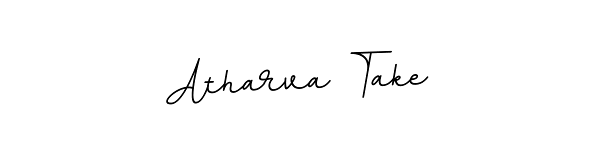 Design your own signature with our free online signature maker. With this signature software, you can create a handwritten (BallpointsItalic-DORy9) signature for name Atharva Take. Atharva Take signature style 11 images and pictures png