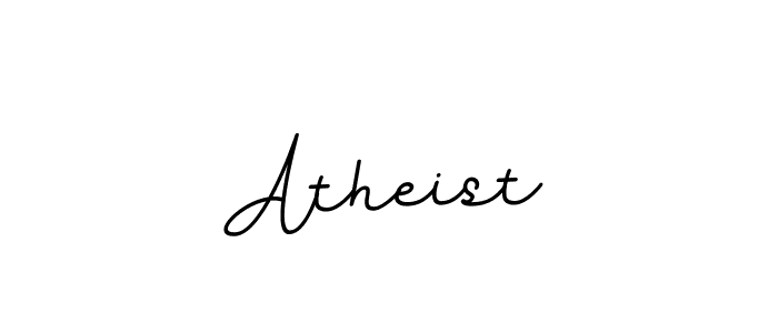 Atheist stylish signature style. Best Handwritten Sign (BallpointsItalic-DORy9) for my name. Handwritten Signature Collection Ideas for my name Atheist. Atheist signature style 11 images and pictures png