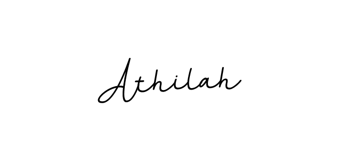 You should practise on your own different ways (BallpointsItalic-DORy9) to write your name (Athilah) in signature. don't let someone else do it for you. Athilah signature style 11 images and pictures png