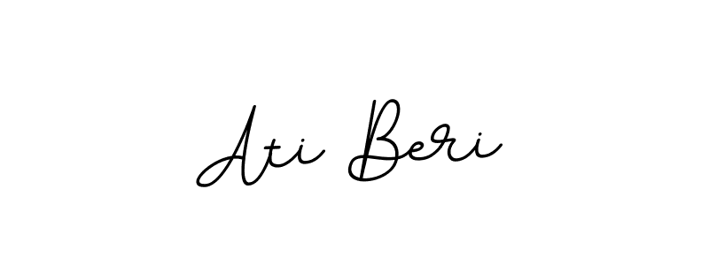 Use a signature maker to create a handwritten signature online. With this signature software, you can design (BallpointsItalic-DORy9) your own signature for name Ati Beri. Ati Beri signature style 11 images and pictures png