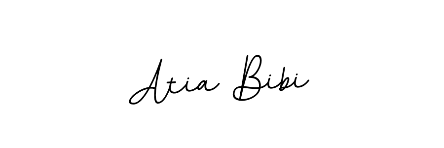 Atia Bibi stylish signature style. Best Handwritten Sign (BallpointsItalic-DORy9) for my name. Handwritten Signature Collection Ideas for my name Atia Bibi. Atia Bibi signature style 11 images and pictures png