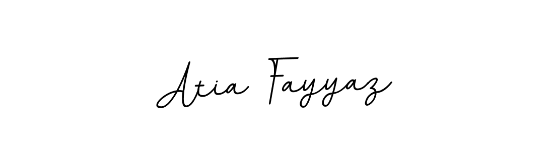 This is the best signature style for the Atia Fayyaz name. Also you like these signature font (BallpointsItalic-DORy9). Mix name signature. Atia Fayyaz signature style 11 images and pictures png