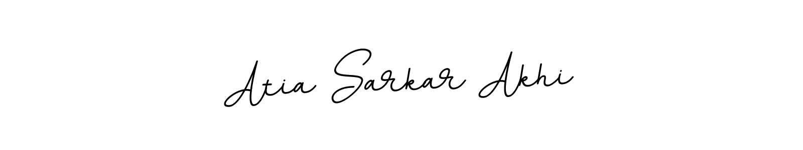 if you are searching for the best signature style for your name Atia Sarkar Akhi. so please give up your signature search. here we have designed multiple signature styles  using BallpointsItalic-DORy9. Atia Sarkar Akhi signature style 11 images and pictures png