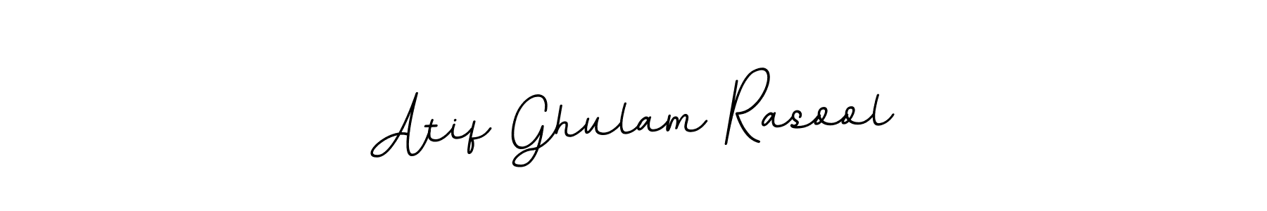 Create a beautiful signature design for name Atif Ghulam Rasool. With this signature (BallpointsItalic-DORy9) fonts, you can make a handwritten signature for free. Atif Ghulam Rasool signature style 11 images and pictures png