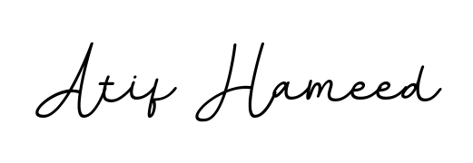 Give your name Atif Hameed an exquisite flair with the BallpointsItalic-DORy9 script font. Ideal for contracts, resumes, and formal letterheads. Atif Hameed signature style 11 images and pictures png