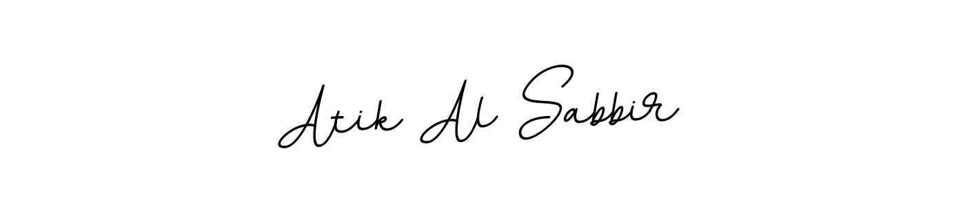 Make a beautiful signature design for name Atik Al Sabbir. With this signature (BallpointsItalic-DORy9) style, you can create a handwritten signature for free. Atik Al Sabbir signature style 11 images and pictures png