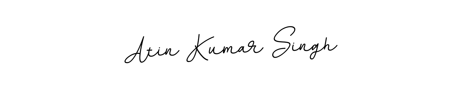 How to make Atin Kumar Singh name signature. Use BallpointsItalic-DORy9 style for creating short signs online. This is the latest handwritten sign. Atin Kumar Singh signature style 11 images and pictures png