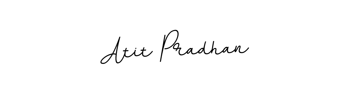 Atit Pradhan stylish signature style. Best Handwritten Sign (BallpointsItalic-DORy9) for my name. Handwritten Signature Collection Ideas for my name Atit Pradhan. Atit Pradhan signature style 11 images and pictures png