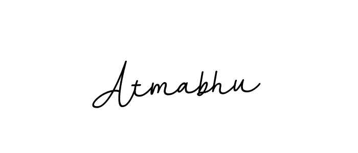 How to make Atmabhu signature? BallpointsItalic-DORy9 is a professional autograph style. Create handwritten signature for Atmabhu name. Atmabhu signature style 11 images and pictures png