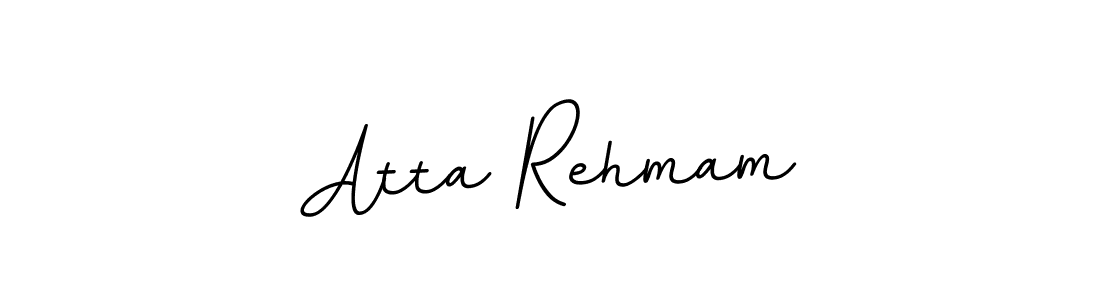 Use a signature maker to create a handwritten signature online. With this signature software, you can design (BallpointsItalic-DORy9) your own signature for name Atta Rehmam. Atta Rehmam signature style 11 images and pictures png