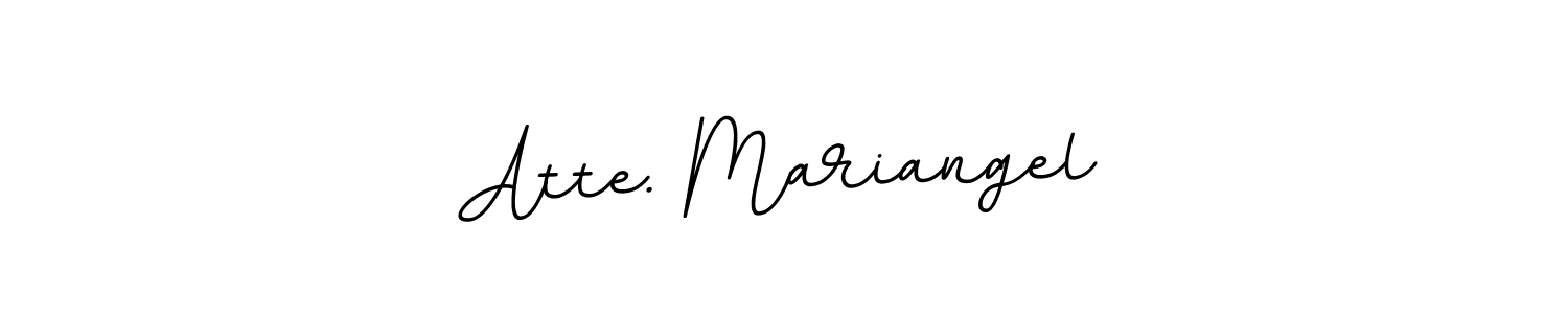 Once you've used our free online signature maker to create your best signature BallpointsItalic-DORy9 style, it's time to enjoy all of the benefits that Atte. Mariangel name signing documents. Atte. Mariangel signature style 11 images and pictures png