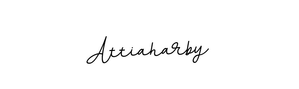 Make a beautiful signature design for name Attiaharby. With this signature (BallpointsItalic-DORy9) style, you can create a handwritten signature for free. Attiaharby signature style 11 images and pictures png