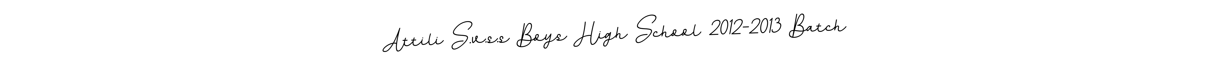 Here are the top 10 professional signature styles for the name Attili S.v.s.s Boys High School 2012-2013 Batch. These are the best autograph styles you can use for your name. Attili S.v.s.s Boys High School 2012-2013 Batch signature style 11 images and pictures png