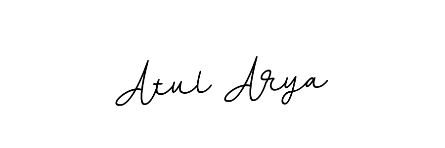 You should practise on your own different ways (BallpointsItalic-DORy9) to write your name (Atul Arya) in signature. don't let someone else do it for you. Atul Arya signature style 11 images and pictures png