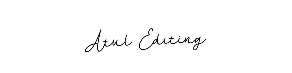 Make a beautiful signature design for name Atul Editing. With this signature (BallpointsItalic-DORy9) style, you can create a handwritten signature for free. Atul Editing signature style 11 images and pictures png