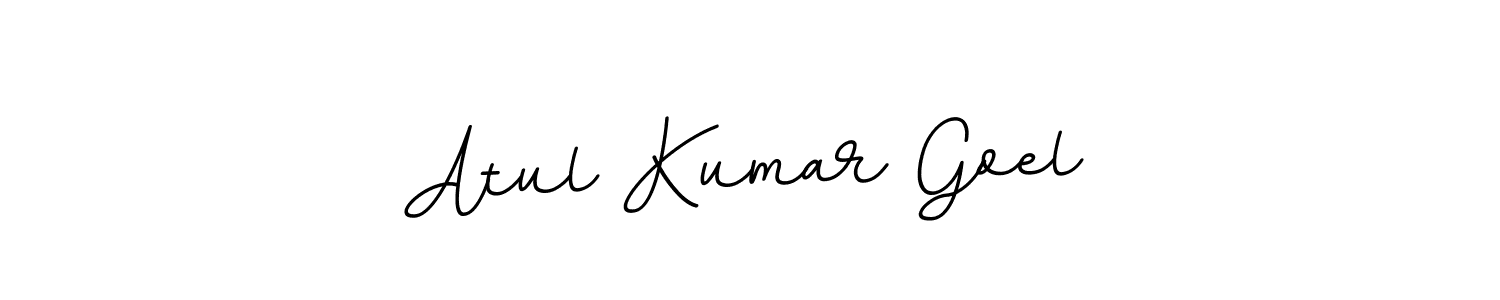 The best way (BallpointsItalic-DORy9) to make a short signature is to pick only two or three words in your name. The name Atul Kumar Goel include a total of six letters. For converting this name. Atul Kumar Goel signature style 11 images and pictures png