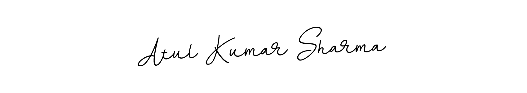 Create a beautiful signature design for name Atul Kumar Sharma. With this signature (BallpointsItalic-DORy9) fonts, you can make a handwritten signature for free. Atul Kumar Sharma signature style 11 images and pictures png