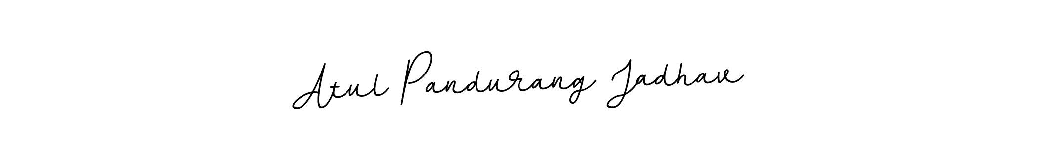 Design your own signature with our free online signature maker. With this signature software, you can create a handwritten (BallpointsItalic-DORy9) signature for name Atul Pandurang Jadhav. Atul Pandurang Jadhav signature style 11 images and pictures png
