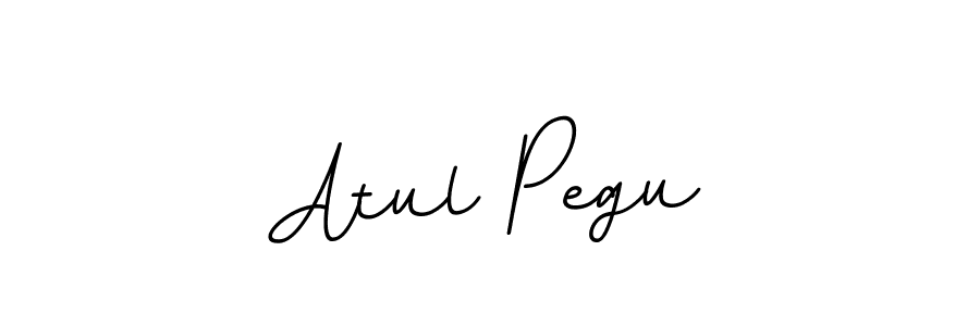 Atul Pegu stylish signature style. Best Handwritten Sign (BallpointsItalic-DORy9) for my name. Handwritten Signature Collection Ideas for my name Atul Pegu. Atul Pegu signature style 11 images and pictures png